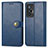 Custodia Portafoglio In Pelle Cover con Supporto S05D per Vivo X70 5G Blu