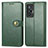 Custodia Portafoglio In Pelle Cover con Supporto S05D per Vivo X70 5G Verde