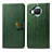 Custodia Portafoglio In Pelle Cover con Supporto S05D per Xiaomi Mi 10i 5G Verde