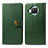 Custodia Portafoglio In Pelle Cover con Supporto S05D per Xiaomi Mi 10T Lite 5G Verde