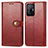 Custodia Portafoglio In Pelle Cover con Supporto S05D per Xiaomi Mi 11T 5G Rosso