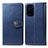 Custodia Portafoglio In Pelle Cover con Supporto S05D per Xiaomi Redmi K40 5G Blu