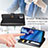 Custodia Portafoglio In Pelle Cover con Supporto S05D per Xiaomi Redmi Note 10 5G