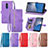 Custodia Portafoglio In Pelle Cover con Supporto S06D per Nokia C3