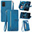 Custodia Portafoglio In Pelle Cover con Supporto S06D per Nokia G100