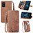 Custodia Portafoglio In Pelle Cover con Supporto S06D per Nokia G100