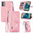 Custodia Portafoglio In Pelle Cover con Supporto S06D per Nokia G22