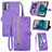 Custodia Portafoglio In Pelle Cover con Supporto S06D per Nokia G22