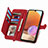 Custodia Portafoglio In Pelle Cover con Supporto S06D per Samsung Galaxy A32 5G