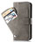 Custodia Portafoglio In Pelle Cover con Supporto S06D per Samsung Galaxy S20 Plus Grigio