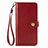 Custodia Portafoglio In Pelle Cover con Supporto S06D per Xiaomi Mi 10i 5G Rosso