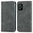 Custodia Portafoglio In Pelle Cover con Supporto S08D per Asus ZenFone 8 Mini Grigio