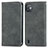 Custodia Portafoglio In Pelle Cover con Supporto S08D per Wiko Y82 Grigio