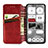 Custodia Portafoglio In Pelle Cover con Supporto S09D per Nothing Phone 2