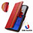 Custodia Portafoglio In Pelle Cover con Supporto S10D per Huawei Enjoy 50z