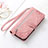 Custodia Portafoglio In Pelle Cover con Supporto S14D per Nokia C12 Rosa