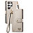Custodia Portafoglio In Pelle Cover con Supporto S15D per Samsung Galaxy S23 Ultra 5G