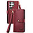 Custodia Portafoglio In Pelle Cover con Supporto S15D per Samsung Galaxy S24 Ultra 5G