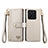 Custodia Portafoglio In Pelle Cover con Supporto S15D per Xiaomi Mi 13T 5G Grigio