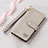 Custodia Portafoglio In Pelle Cover con Supporto S16D per Nothing Phone 2 Grigio