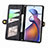 Custodia Portafoglio In Pelle Cover con Supporto S18D per Motorola Moto Edge 30 Fusion 5G