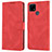 Custodia Portafoglio In Pelle Cover con Supporto SY1 per Realme 7i RMX2193 Rosso