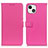 Custodia Portafoglio In Pelle Cover con Supporto T01 per Apple iPhone 13 Mini Rosa Caldo