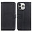 Custodia Portafoglio In Pelle Cover con Supporto T01 per Apple iPhone 14 Pro Max Nero