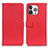 Custodia Portafoglio In Pelle Cover con Supporto T01 per Apple iPhone 14 Pro Max Rosso