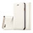 Custodia Portafoglio In Pelle Cover con Supporto T01 per Apple iPhone 6 Plus Bianco