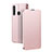 Custodia Portafoglio In Pelle Cover con Supporto T01 per Huawei P Smart+ Plus (2019) Oro Rosa