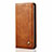 Custodia Portafoglio In Pelle Cover con Supporto T01 per Oppo K7 5G Arancione