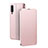 Custodia Portafoglio In Pelle Cover con Supporto T01 per Xiaomi Mi A3 Oro Rosa