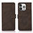 Custodia Portafoglio In Pelle Cover con Supporto T02 per Apple iPhone 14 Pro Marrone