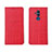 Custodia Portafoglio In Pelle Cover con Supporto T02 per Huawei Mate 20 Lite Rosso