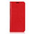 Custodia Portafoglio In Pelle Cover con Supporto T02 per Oppo A91 Rosso