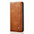 Custodia Portafoglio In Pelle Cover con Supporto T02 per Oppo Ace2 Arancione