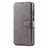 Custodia Portafoglio In Pelle Cover con Supporto T03 per Huawei P30 Lite New Edition Grigio