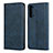 Custodia Portafoglio In Pelle Cover con Supporto T03 per Oppo Reno3 Blu