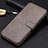 Custodia Portafoglio In Pelle Cover con Supporto T03 per Xiaomi Redmi K20 Grigio