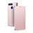 Custodia Portafoglio In Pelle Cover con Supporto T04 per Huawei Honor V20 Oro Rosa