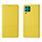 Custodia Portafoglio In Pelle Cover con Supporto T04 per Huawei Nova 7i Giallo
