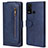 Custodia Portafoglio In Pelle Cover con Supporto T04 per Huawei Nova Lite 3 Plus Blu