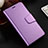 Custodia Portafoglio In Pelle Cover con Supporto T04 per Oppo R17 Pro Viola