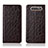 Custodia Portafoglio In Pelle Cover con Supporto T04 per Samsung Galaxy A90 4G Marrone