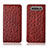 Custodia Portafoglio In Pelle Cover con Supporto T04 per Samsung Galaxy A90 4G Rosso