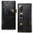 Custodia Portafoglio In Pelle Cover con Supporto T04 per Samsung Galaxy Note 20 5G Nero