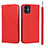 Custodia Portafoglio In Pelle Cover con Supporto T05 per Apple iPhone 11 Rosso