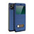 Custodia Portafoglio In Pelle Cover con Supporto T05 per Apple iPhone 12 Pro Blu