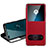 Custodia Portafoglio In Pelle Cover con Supporto T05 per Huawei Honor V30 5G Rosso